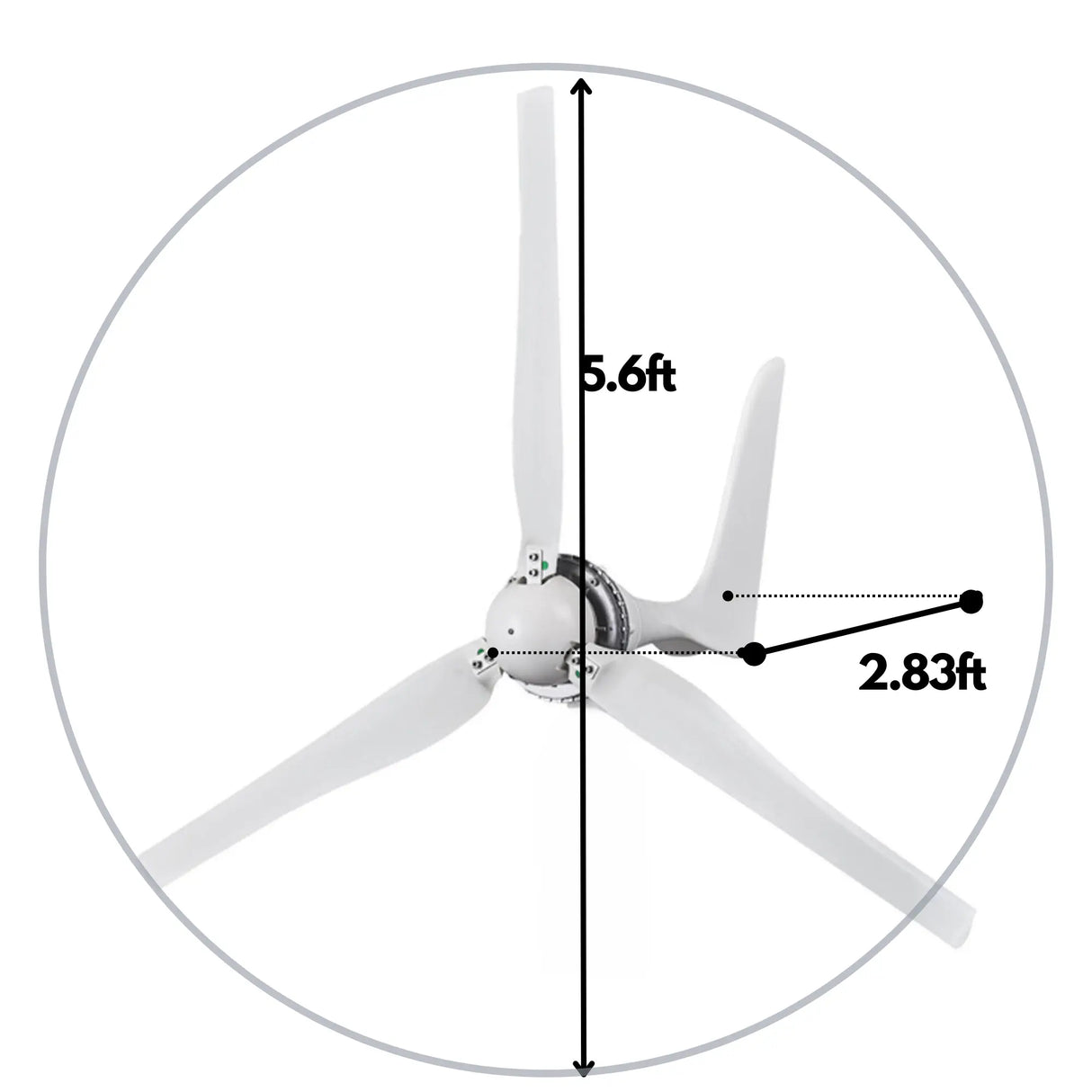 Kit de generador eólico Automaxx Windmill 1500W