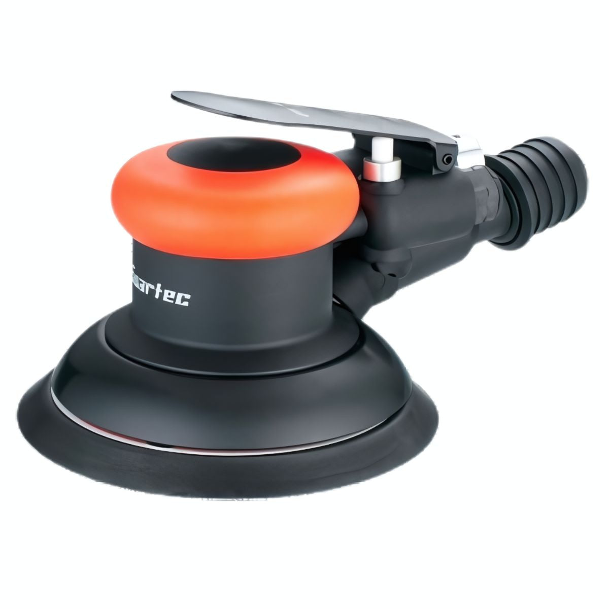 Soartec 5in. Air Random Orbital Palm Sander Central Vacuum, Max. Speed 12000 OPM, Pad Diameter 5 in, Air Inlet Size 1/4 in, Model# WS-105C-5H