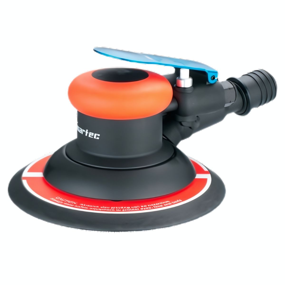 Soartec 6in. Air Random Orb. Palm Sander Central Vacuum, Max. Speed 12000 OPM, Pad Diameter 6 in, Air Inlet Size 1/4 in, Model# WS-105C-6H