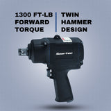 Soartec 3/4in. Air Impact Wrench 1300ft.-lb, Drive Size 3/4 in, Max. RPM 7500 Model# WS-2086