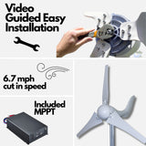 Automaxx Windmill 400W Home & Land Wind Turbine Generator Kit