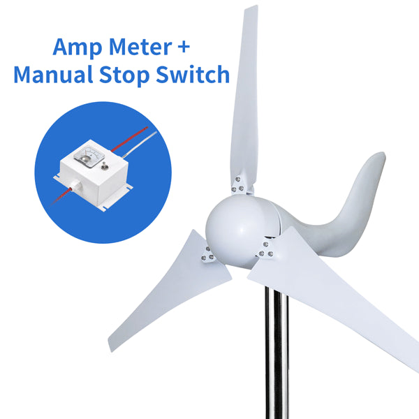 Automaxx Windmühle 400W Haus- und Land-Windkraftanlagen-Generator-Kit