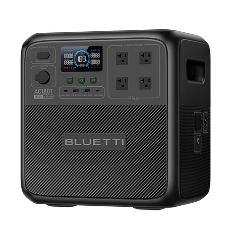 BLUETTI AC180T Estação de Energia Portátil | 1.800W, 1433Wh