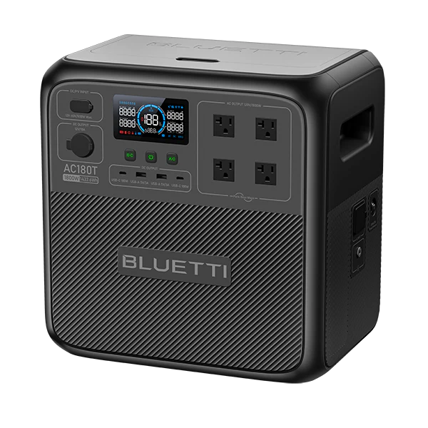 BLUETTI AC180T ポータブル電源 | 1,800W,1433Wh