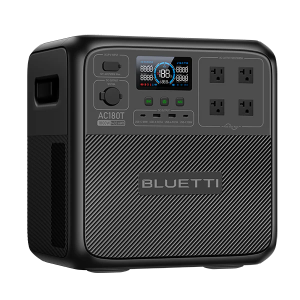 BLUETTI AC180T Estación de Energía Portátil | 1,800W,1433Wh