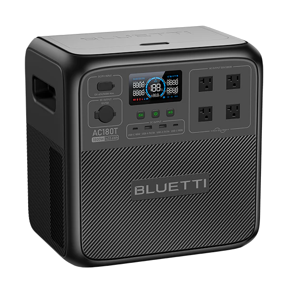 BLUETTI AC180T Estación de Energía Portátil | 1,800W,1433Wh