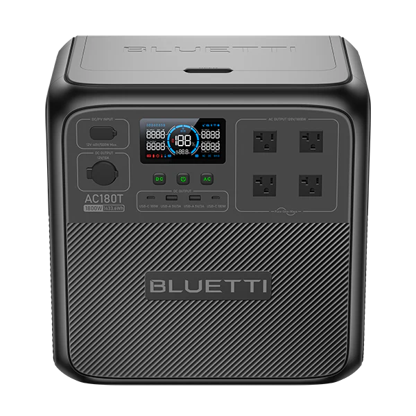 BLUETTI AC180T Estación de Energía Portátil | 1,800W,1433Wh