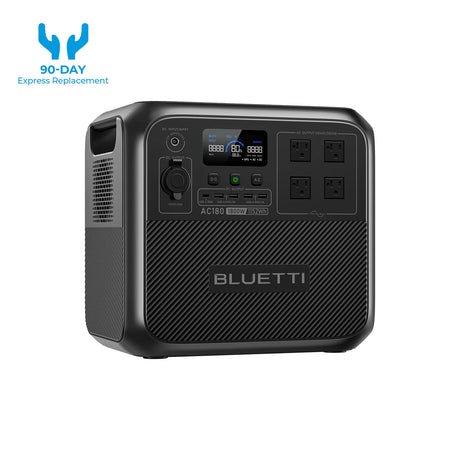 BLUETTI AC180 Solar Portable Power Station | 1,800W 1,152Wh