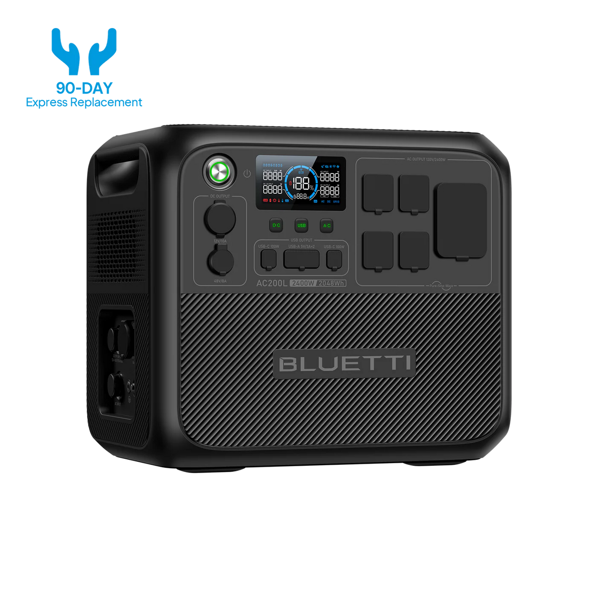 BLUETTI AC200L Portable Power Station | 2,400W 2,048Wh