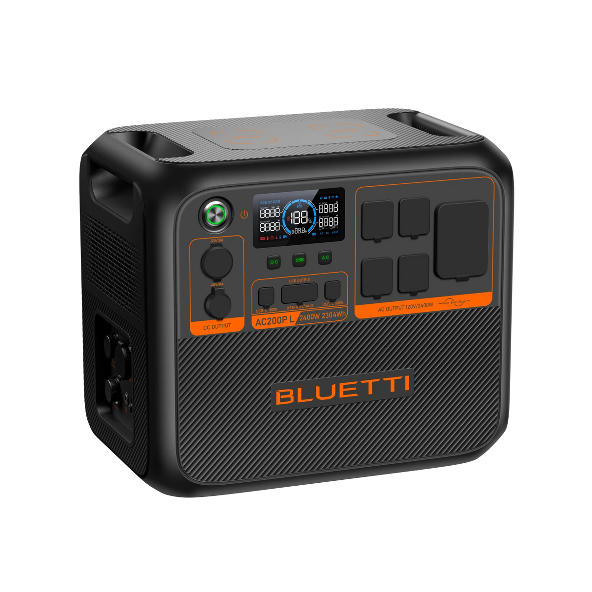 BLUETTI AC200P L ポータブル電源 | 2,400W 2,304Wh