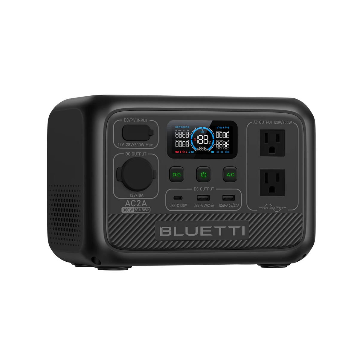 BLUETTI AC2A Portable Power Station | 300W 204Wh