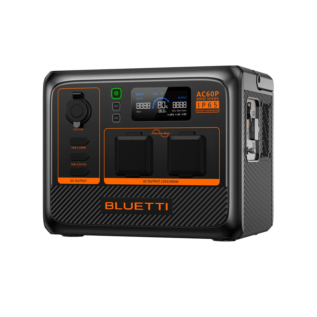 BLUETTI AC60P ポータブル電源 | 600W 504Wh