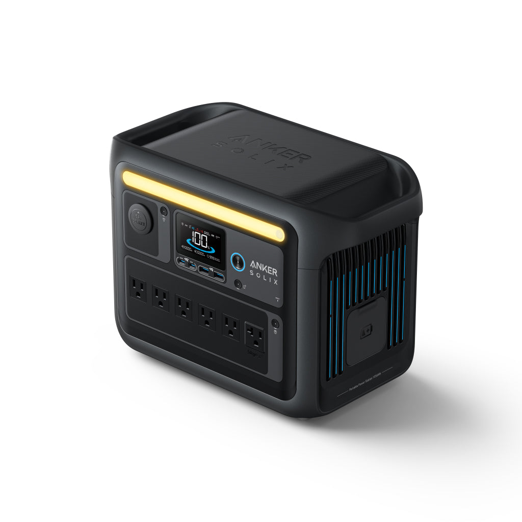 Anker SOLIX C1000X Portable Power Station, 1800W (Peak 2400W) Solar Generator, Full Charge in 58 Min, 1056wh LiFePO4 Battery for Home Backup, Power Outages, and Outdoor Camping (Optional Solar Panel)