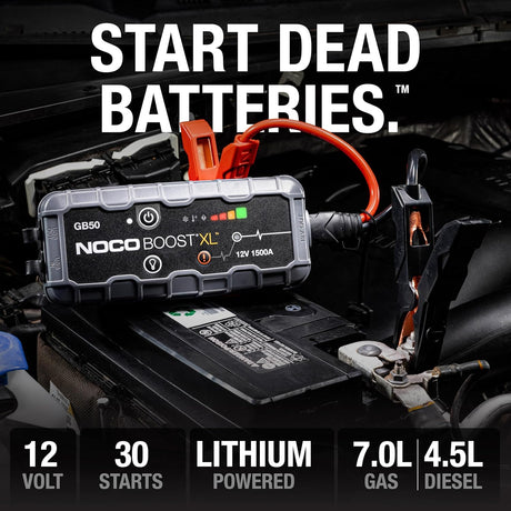 NOCO GB50 12V 1500A UltraSafe Car Lithium Jump Starter