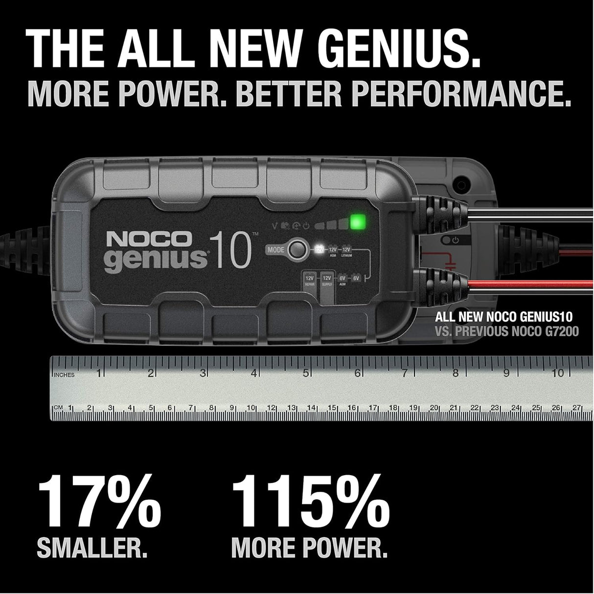 NOCO GENIUS10 Battery Charger, Maintainer, and Desulfator