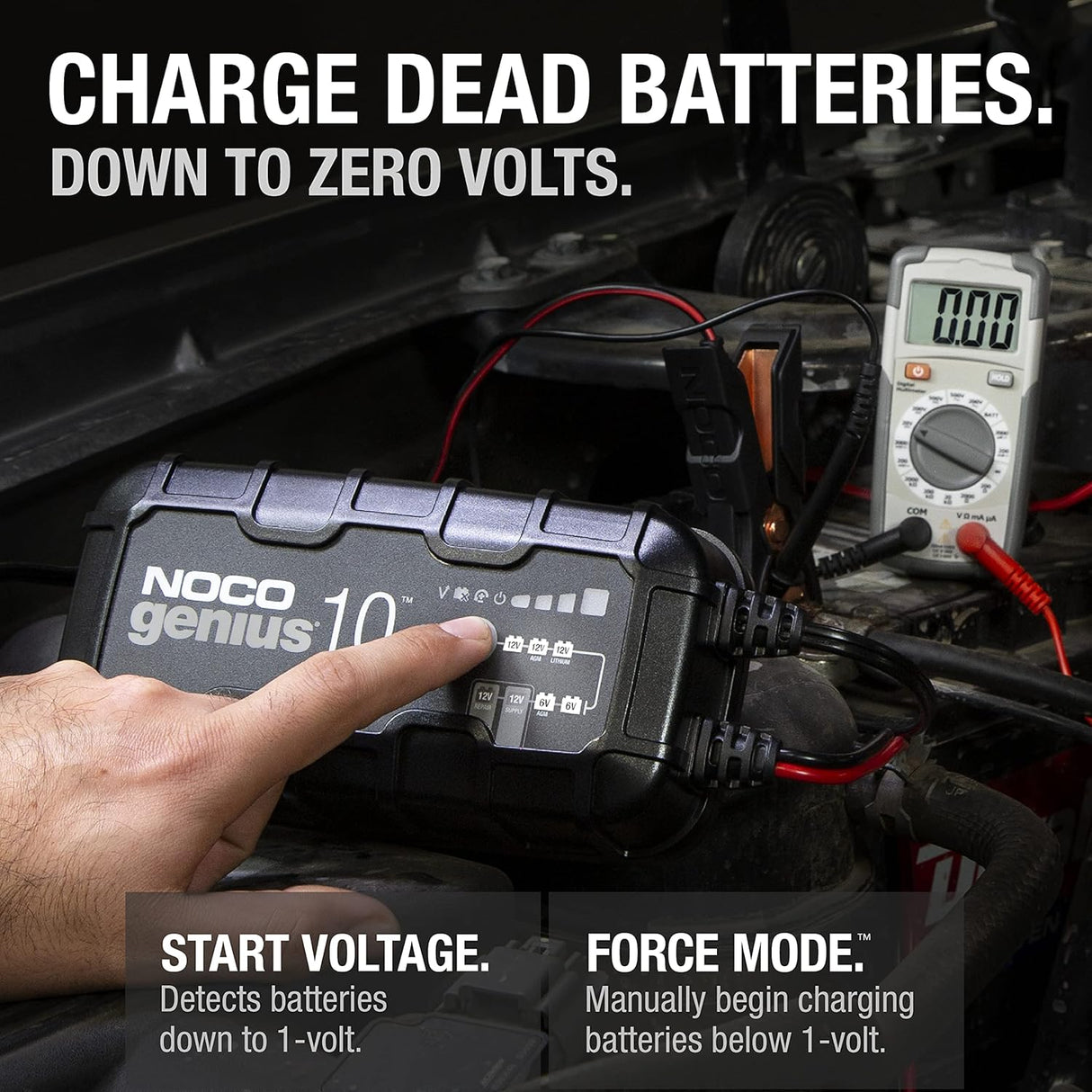 NOCO GENIUS10 Battery Charger, Maintainer, and Desulfator