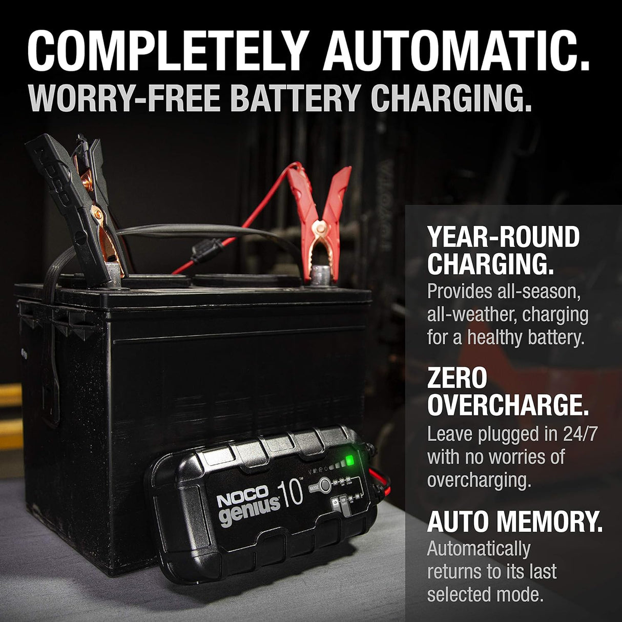 NOCO GENIUS10 Battery Charger, Maintainer, and Desulfator