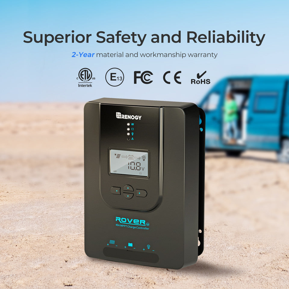 Renogy Rover Li 40 Amp MPPT Solar Charge Controller