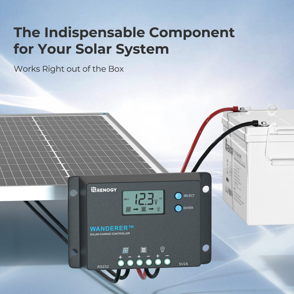 Renogy Wanderer 10A PWM Charge Controller