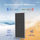 Renogy 2 Pieces 200 Watt 12 Volt Monocrystalline Solar Panel