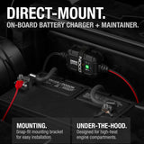 NOCO GENIUS2D 2A Direct-Mount Onboard Car Battery Charger